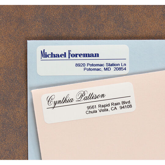 Elegant Rectangular Return Address Labels